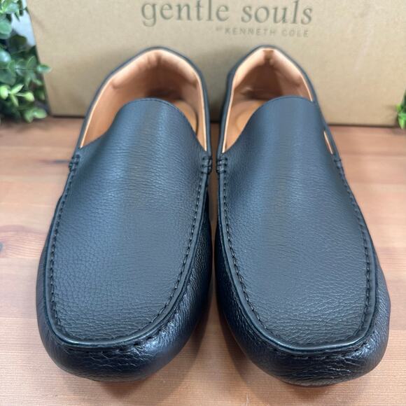 Gentle Souls by Kenneth Cole Men's Nyle Black Driver Loafers Size 9.5 - Picture 3 of 10